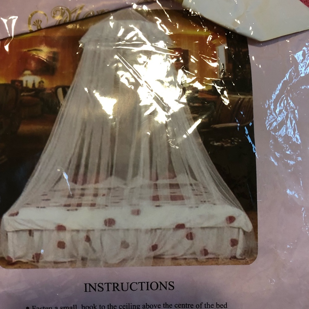 Kids brand new pink decorative mosquito net